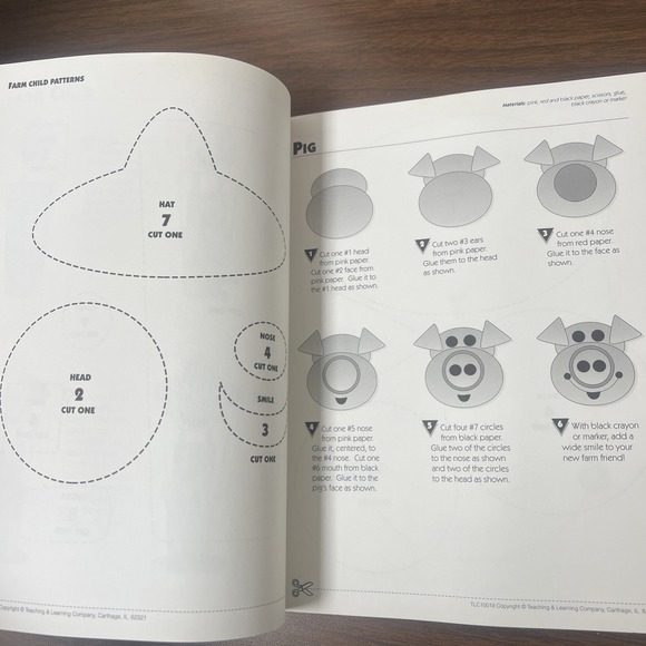Lot Of 3 Cut‎ and Create! Easy Step-by-Step Projects That Teach Scissor Skills - Picture 14 of 16
